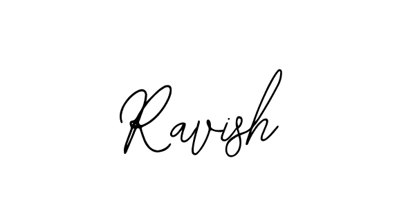 How to make Ravish name signature. Use Bearetta-2O07w style for creating short signs online. This is the latest handwritten sign. Ravish signature style 12 images and pictures png