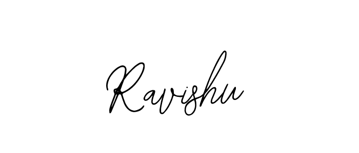 How to make Ravishu signature? Bearetta-2O07w is a professional autograph style. Create handwritten signature for Ravishu name. Ravishu signature style 12 images and pictures png