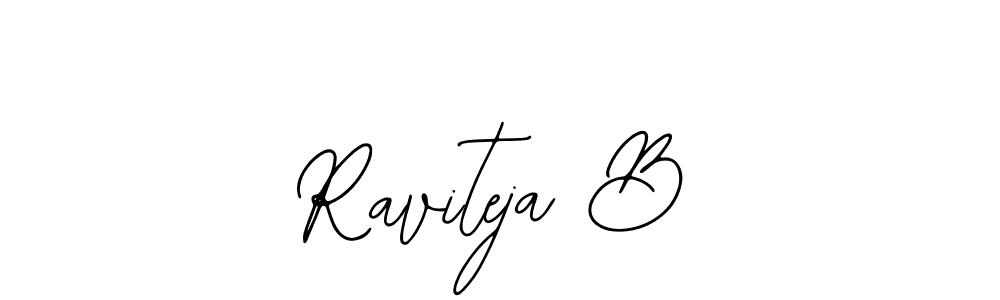 How to make Raviteja B signature? Bearetta-2O07w is a professional autograph style. Create handwritten signature for Raviteja B name. Raviteja B signature style 12 images and pictures png