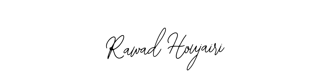 Make a beautiful signature design for name Rawad Houjairi. With this signature (Bearetta-2O07w) style, you can create a handwritten signature for free. Rawad Houjairi signature style 12 images and pictures png