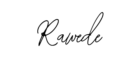 How to make Rawede name signature. Use Bearetta-2O07w style for creating short signs online. This is the latest handwritten sign. Rawede signature style 12 images and pictures png