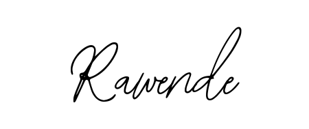 The best way (Bearetta-2O07w) to make a short signature is to pick only two or three words in your name. For converting this name Rawende. Rawende signature style 12 images and pictures png
