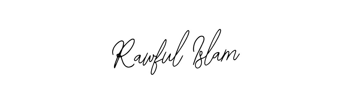 How to Draw Rawful Islam signature style? Bearetta-2O07w is a latest design signature styles for name Rawful Islam. Rawful Islam signature style 12 images and pictures png