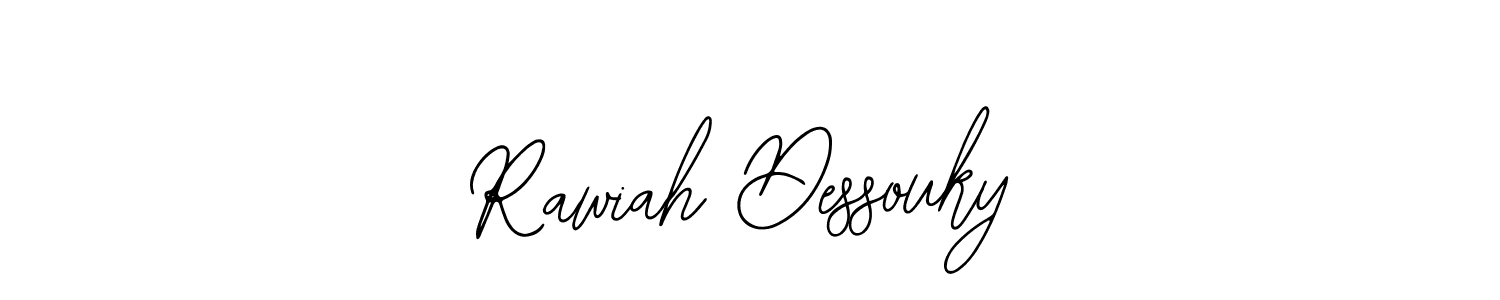 Create a beautiful signature design for name Rawiah Dessouky. With this signature (Bearetta-2O07w) fonts, you can make a handwritten signature for free. Rawiah Dessouky signature style 12 images and pictures png