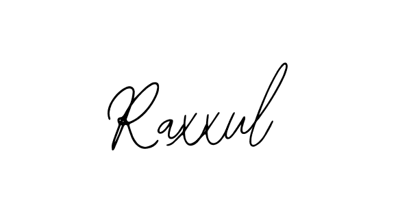 Design your own signature with our free online signature maker. With this signature software, you can create a handwritten (Bearetta-2O07w) signature for name Raxxul. Raxxul signature style 12 images and pictures png