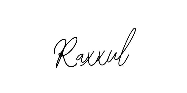 Design your own signature with our free online signature maker. With this signature software, you can create a handwritten (Bearetta-2O07w) signature for name Raxxul. Raxxul signature style 12 images and pictures png