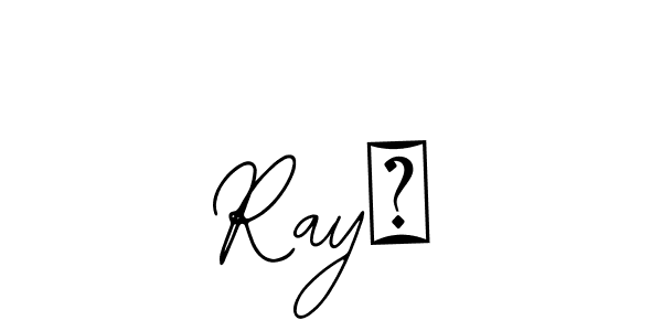 How to make Ray♡ name signature. Use Bearetta-2O07w style for creating short signs online. This is the latest handwritten sign. Ray♡ signature style 12 images and pictures png