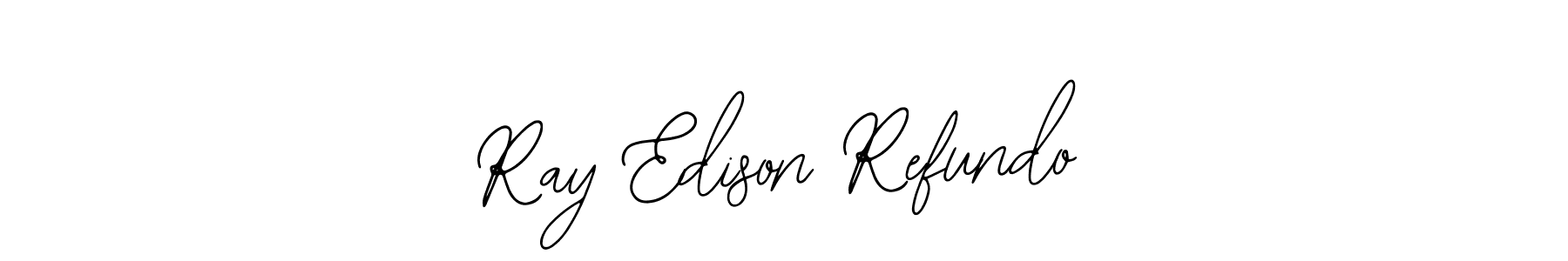 Best and Professional Signature Style for Ray Edison Refundo. Bearetta-2O07w Best Signature Style Collection. Ray Edison Refundo signature style 12 images and pictures png