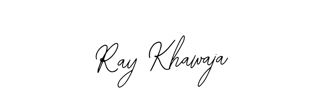How to make Ray Khawaja name signature. Use Bearetta-2O07w style for creating short signs online. This is the latest handwritten sign. Ray Khawaja signature style 12 images and pictures png