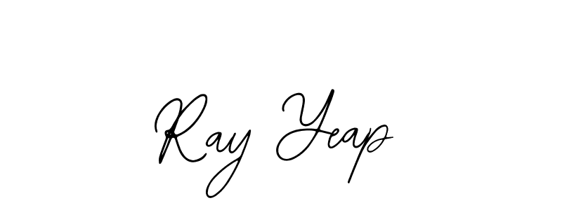 How to make Ray Yeap name signature. Use Bearetta-2O07w style for creating short signs online. This is the latest handwritten sign. Ray Yeap signature style 12 images and pictures png