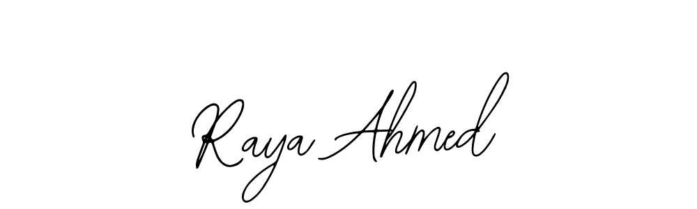 Make a beautiful signature design for name Raya Ahmed. Use this online signature maker to create a handwritten signature for free. Raya Ahmed signature style 12 images and pictures png