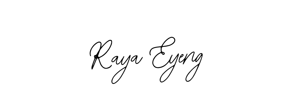 You should practise on your own different ways (Bearetta-2O07w) to write your name (Raya Eyeng) in signature. don't let someone else do it for you. Raya Eyeng signature style 12 images and pictures png