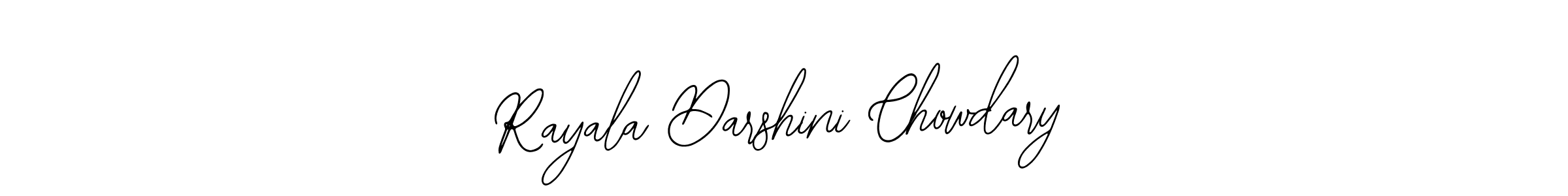 Also we have Rayala Darshini Chowdary name is the best signature style. Create professional handwritten signature collection using Bearetta-2O07w autograph style. Rayala Darshini Chowdary signature style 12 images and pictures png