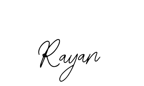 Use a signature maker to create a handwritten signature online. With this signature software, you can design (Bearetta-2O07w) your own signature for name Rayan. Rayan signature style 12 images and pictures png