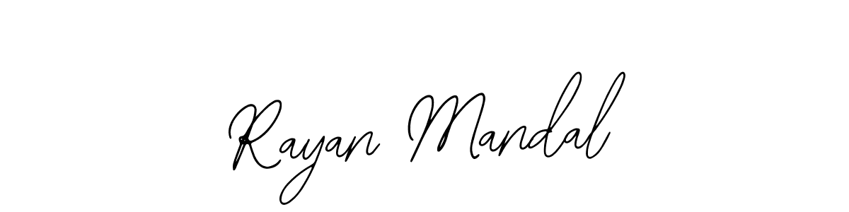 if you are searching for the best signature style for your name Rayan Mandal. so please give up your signature search. here we have designed multiple signature styles  using Bearetta-2O07w. Rayan Mandal signature style 12 images and pictures png