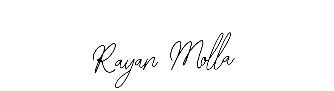 How to make Rayan Molla signature? Bearetta-2O07w is a professional autograph style. Create handwritten signature for Rayan Molla name. Rayan Molla signature style 12 images and pictures png