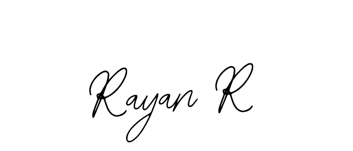 You can use this online signature creator to create a handwritten signature for the name Rayan R. This is the best online autograph maker. Rayan R signature style 12 images and pictures png