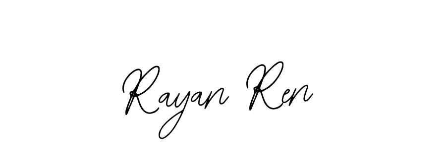 It looks lik you need a new signature style for name Rayan Ren. Design unique handwritten (Bearetta-2O07w) signature with our free signature maker in just a few clicks. Rayan Ren signature style 12 images and pictures png