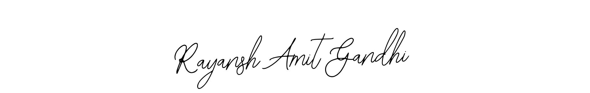 Make a beautiful signature design for name Rayansh Amit Gandhi. Use this online signature maker to create a handwritten signature for free. Rayansh Amit Gandhi signature style 12 images and pictures png
