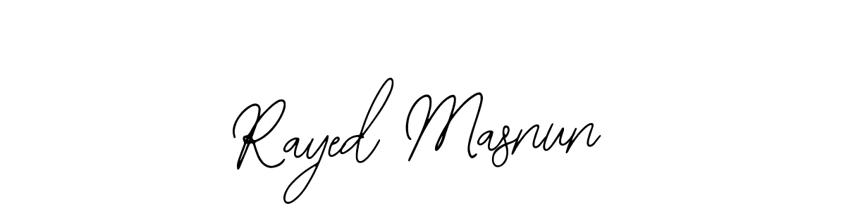 How to make Rayed Masnun signature? Bearetta-2O07w is a professional autograph style. Create handwritten signature for Rayed Masnun name. Rayed Masnun signature style 12 images and pictures png