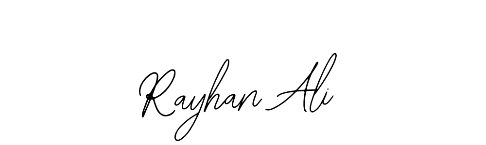 Also we have Rayhan Ali name is the best signature style. Create professional handwritten signature collection using Bearetta-2O07w autograph style. Rayhan Ali signature style 12 images and pictures png