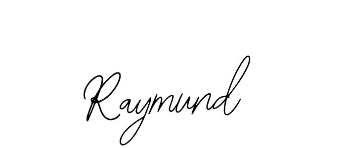 Design your own signature with our free online signature maker. With this signature software, you can create a handwritten (Bearetta-2O07w) signature for name Raymund. Raymund signature style 12 images and pictures png