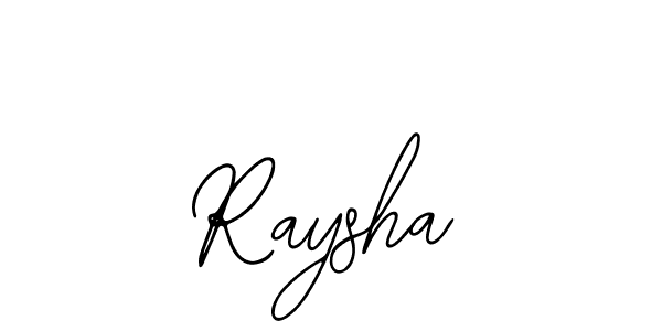 How to make Raysha name signature. Use Bearetta-2O07w style for creating short signs online. This is the latest handwritten sign. Raysha signature style 12 images and pictures png