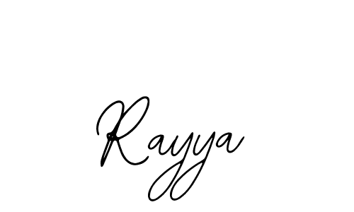 How to make Rayya signature? Bearetta-2O07w is a professional autograph style. Create handwritten signature for Rayya name. Rayya signature style 12 images and pictures png