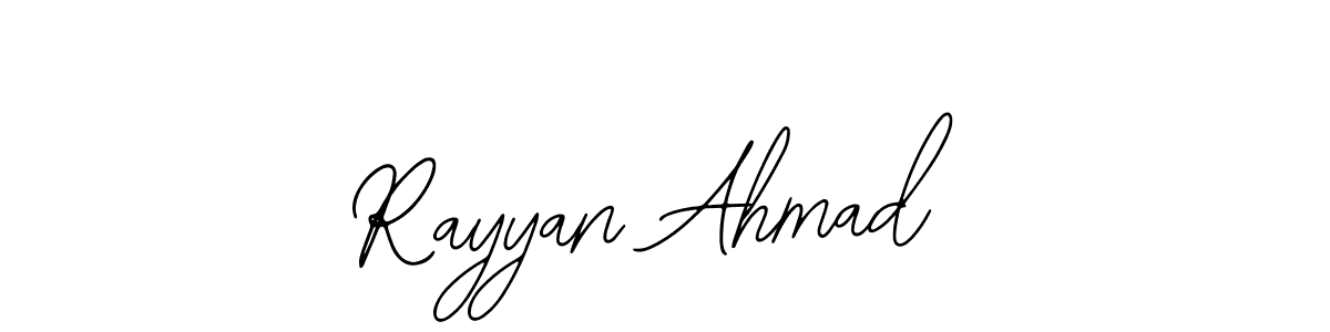 It looks lik you need a new signature style for name Rayyan Ahmad. Design unique handwritten (Bearetta-2O07w) signature with our free signature maker in just a few clicks. Rayyan Ahmad signature style 12 images and pictures png