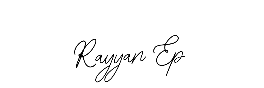 Use a signature maker to create a handwritten signature online. With this signature software, you can design (Bearetta-2O07w) your own signature for name Rayyan Ep. Rayyan Ep signature style 12 images and pictures png
