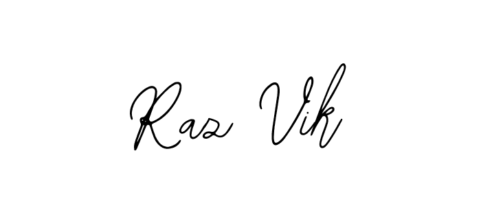 Raz Vik stylish signature style. Best Handwritten Sign (Bearetta-2O07w) for my name. Handwritten Signature Collection Ideas for my name Raz Vik. Raz Vik signature style 12 images and pictures png