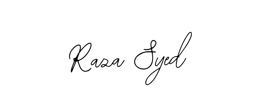 How to make Raza Syed name signature. Use Bearetta-2O07w style for creating short signs online. This is the latest handwritten sign. Raza Syed signature style 12 images and pictures png