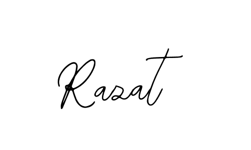 How to make Razat signature? Bearetta-2O07w is a professional autograph style. Create handwritten signature for Razat name. Razat signature style 12 images and pictures png