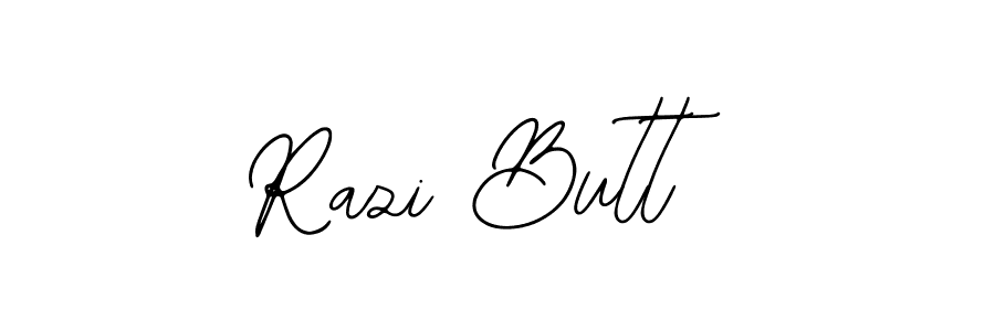 Razi Butt stylish signature style. Best Handwritten Sign (Bearetta-2O07w) for my name. Handwritten Signature Collection Ideas for my name Razi Butt. Razi Butt signature style 12 images and pictures png