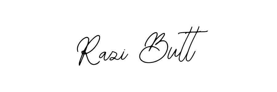 Razi Butt stylish signature style. Best Handwritten Sign (Bearetta-2O07w) for my name. Handwritten Signature Collection Ideas for my name Razi Butt. Razi Butt signature style 12 images and pictures png