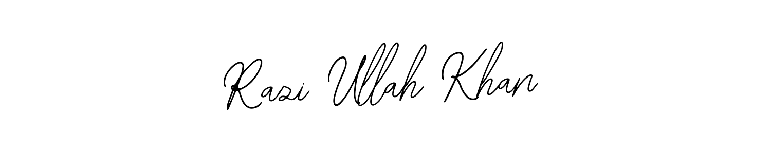 Make a beautiful signature design for name Razi Ullah Khan. With this signature (Bearetta-2O07w) style, you can create a handwritten signature for free. Razi Ullah Khan signature style 12 images and pictures png