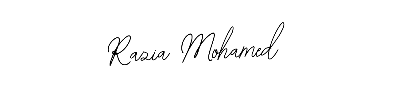 Also we have Razia Mohamed name is the best signature style. Create professional handwritten signature collection using Bearetta-2O07w autograph style. Razia Mohamed signature style 12 images and pictures png