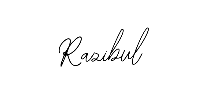Use a signature maker to create a handwritten signature online. With this signature software, you can design (Bearetta-2O07w) your own signature for name Razibul. Razibul signature style 12 images and pictures png