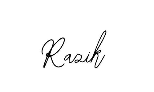 Razik stylish signature style. Best Handwritten Sign (Bearetta-2O07w) for my name. Handwritten Signature Collection Ideas for my name Razik. Razik signature style 12 images and pictures png