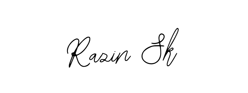 You should practise on your own different ways (Bearetta-2O07w) to write your name (Razin Sk) in signature. don't let someone else do it for you. Razin Sk signature style 12 images and pictures png