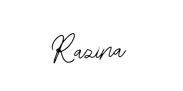 Use a signature maker to create a handwritten signature online. With this signature software, you can design (Bearetta-2O07w) your own signature for name Razina. Razina signature style 12 images and pictures png