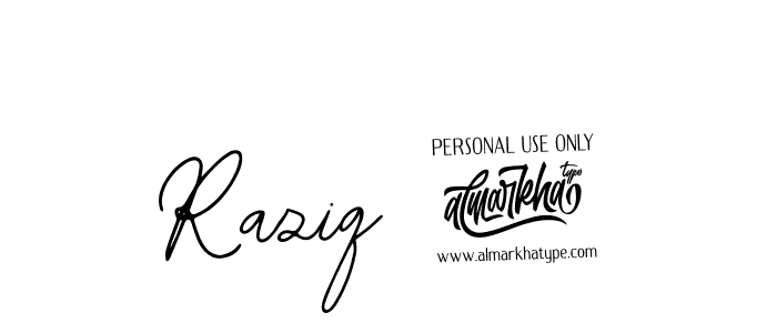 Also You can easily find your signature by using the search form. We will create Raziq 7 name handwritten signature images for you free of cost using Bearetta-2O07w sign style. Raziq 7 signature style 12 images and pictures png