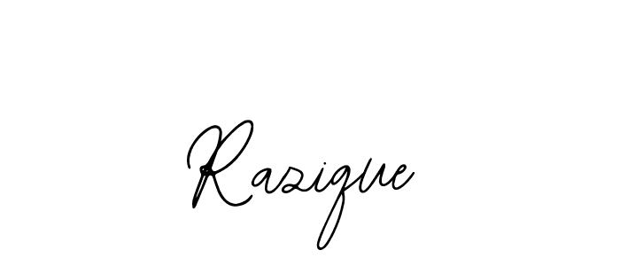 Make a beautiful signature design for name Razique. With this signature (Bearetta-2O07w) style, you can create a handwritten signature for free. Razique signature style 12 images and pictures png
