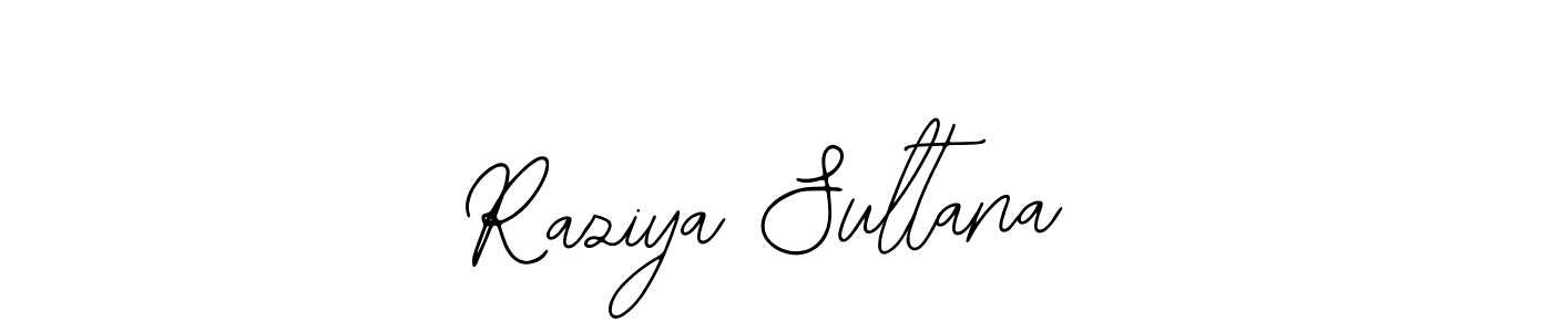 Design your own signature with our free online signature maker. With this signature software, you can create a handwritten (Bearetta-2O07w) signature for name Raziya Sultana. Raziya Sultana signature style 12 images and pictures png