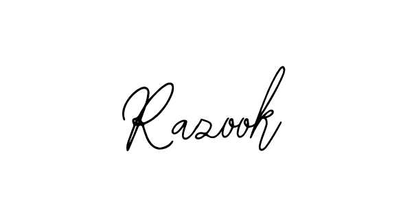 Bearetta-2O07w is a professional signature style that is perfect for those who want to add a touch of class to their signature. It is also a great choice for those who want to make their signature more unique. Get Razook name to fancy signature for free. Razook signature style 12 images and pictures png