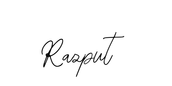 You should practise on your own different ways (Bearetta-2O07w) to write your name (Razput) in signature. don't let someone else do it for you. Razput signature style 12 images and pictures png