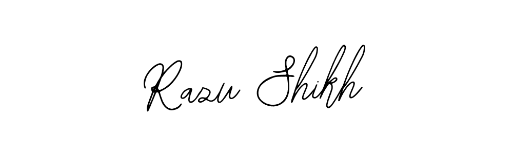 Also You can easily find your signature by using the search form. We will create Razu Shikh name handwritten signature images for you free of cost using Bearetta-2O07w sign style. Razu Shikh signature style 12 images and pictures png