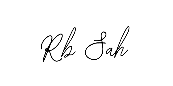 Make a beautiful signature design for name Rb Sah. Use this online signature maker to create a handwritten signature for free. Rb Sah signature style 12 images and pictures png
