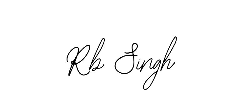 Rb Singh stylish signature style. Best Handwritten Sign (Bearetta-2O07w) for my name. Handwritten Signature Collection Ideas for my name Rb Singh. Rb Singh signature style 12 images and pictures png