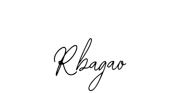 How to make Rbagao signature? Bearetta-2O07w is a professional autograph style. Create handwritten signature for Rbagao name. Rbagao signature style 12 images and pictures png